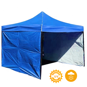 Gazebo de Tela de Poliéster con Paredes Laterales de 3m x 3m, Toldos Automáticos de 8x8, 2.5x2.5, 10x10, Gazebo Plegable de 3x3 con Laterales - Product Image 4