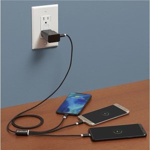 3 Trong 1 Nhiều Đầu USB Sạc Dây Cáp 3in1 Điện Thoại Di Động Sạc Cáp 1.2M Cho Điện Thoại 15 Pro Max, Loại C Và Micro - Product Image 5