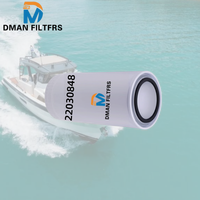 Personnalisation Gratuite, Meilleure Qualité, Prix de Gros, Filtre à Huile 22030848 P550388 LF17498 395-1815 pour Bateau Marin Hors-Bord