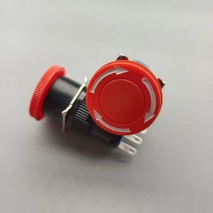 30V 5A AC 250V 3A dừng khẩn cấp <span class=keywords><strong>push</strong></span> <span class=keywords><strong>button</strong></span> chuyển đỏ 16mm nấm dừng khẩn cấp e-stop chuyển 3 pins/6pin không + NC DC - Product Image 3