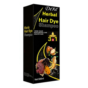 Fabricant OEM Crème Lavante Magique au Gingembre Teinture Rapide pour Cheveux Noirs Couvertures Permanentes Cheveux Gris Sans Ammoniac 500ml - Product Image 5