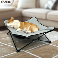 CanboPet Lit pliable extérieur intérieur pour animaux de compagnie pour petits chiens moyens ou grands Lit portable respirant pour chien