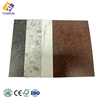 Panneau stratifié marbré couleur unie 0,5-1 mm, postformable HPL, pour portes, meubles, cuisine, hôtel, surface en pierre