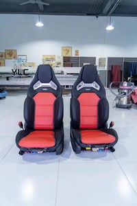 Sièges baquet avant pour <span class=keywords><strong>Mercedes</strong></span>-Benz A45 CLA45 W176 W177 AMG <span class=keywords><strong>Recaro</strong></span> en cuir noir - Product Image 4