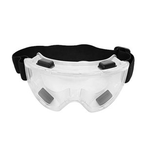 نظارات أمان ULTAC بإطار PVC مطابقة لمعايير <span class=keywords><strong>ANSI</strong></span> <span class=keywords><strong>Z87.1</strong></span> وEN166F، عدسات مضادة للضباب والخدش، شريط مرن، حماية كاملة للجانبين - Product Image 4