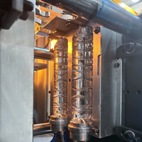 Machine de soufflage de bouteilles entièrement automatique à faible consommation, contrôlée par PLC, en promotion