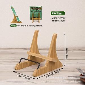 Cross-border wooden recipe holder, <b>record</b> holder, book shelf, photo display, <b>record</b> holder - Product Image 2