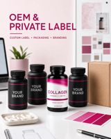Capsules de Super Collagène OEM ODM avec Vitamine C et Biotine pour la Beauté de la Peau, des Cheveux et des Ongles