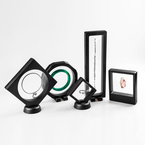 Caja de exhibición de película de PE de lujo al por mayor personalizada, caja de embalaje de pulsera de anillo, joyero transparente colgante - Product Image 2