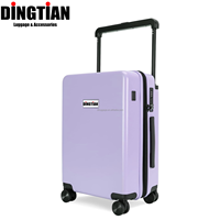 Valise personnalisée avec logo, 20 pouces, en polycarbonate léger, avec serrure TSA, design durable à 4 roues larges
