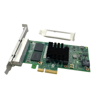 Cartes adaptatrices Ethernet serveur I350-T4 Quad Port I350T4V2BLK 1GbE PCIe 2.1 X4