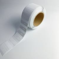 Étiquettes RFID longue portée avec logo personnalisé, réinscriptibles, RFID N213 N215, autocollant NFC, autocollant transparent en PET pour téléphone