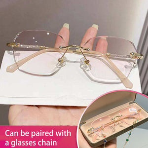Nieuwe grensoverschrijdende keten Blauwlichtblokkerende brillen Brillen op sterkte Trendy leesbrillen Brillen voor alle gezichtsvormen - Product Image 2
