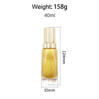 Nouveauté : Spray illuminateur corporel scintillant, illuminateur liquide pour le visage, maquillage vegan de haute qualité pour femme