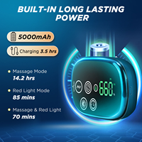 Wiederaufladbares 660nm 850nm Rotlichttherapie-Vibrationsmassagegerät für Hüfte, Schulter, Bauch, Rücken und Taille zur Schmerzlinderung