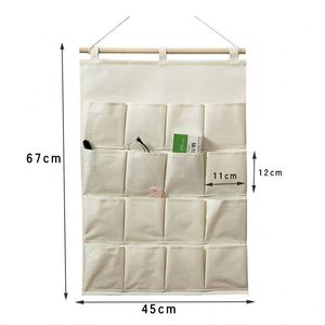 Household Sundries Collection Key Storage Hanging Organizer With 8 Independent Compartments - Product Image 4