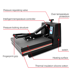 <span class=keywords><strong>Presse</strong></span> à Transfert Thermique Numérique 38x38 à Plateau Plat Semi-Automatique Manuelle <span class=keywords><strong>pour</strong></span> Vêtements et Flocage - Product Image 6