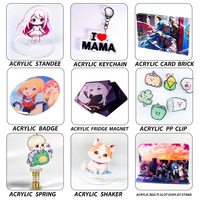 Produits culturels et créatifs sur le thème de l'anime et du manga Hanxin Star : Mahjong à flux de sable et articles en forme de briques, briques acryliques personnalisées