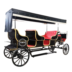 Carrello per cavalli OEM carrello per cavalli elettrico carro per cavalli reale carro turistico - Product Image 4