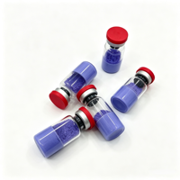 Bubuk Bahan Baku Kosmetik WV Brand 99% Kemurnian GHK-Cu Copper Tripeptide-1 CAS 89030955 Formula Molekuler C14H21CuN6O6