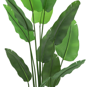 OH sanat düşük fiyat yapay gezgin palmiye ağacı kapalı bitki dikey paneller dekorasyon bitki için yeşil bırakır - Product Image 3