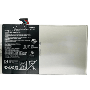 C12P1301ของแท้ใหม่25Wh แบตเตอรี่แล็ปท็อป3.7V สำหรับ Asus memopad FHD <span class=keywords><strong>10</strong></span> TF303 <span class=keywords><strong>ZenPad</strong></span> Z300 ME302C 0B200-01580000 - Product Image 2
