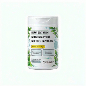 Extrait naturel de Horny Goat Weed 800mg, gélules de soutien sportif, 90 pièces, améliore l'endurance et l'énergie, complément alimentaire quotidien à base de plantes - Product Image 1