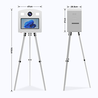 Photomaton GT pour mariages et événements professionnels - Wi-Fi/Bluetooth, construction en aluminium, impression instantanée, 8 personnes