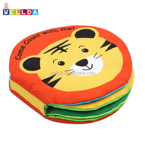 Juguetes Preescolares al por Mayor, Libro de Tela de Aprendizaje de Animales para Bebés, Libro de Dibujo Suave - Product Image 3