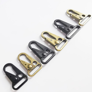 Metal Eagle Beak Hook Tactical Buckle Keychain Belt Carabiner <b>Backpack</b> Accessory Iron Plated <b>Black</b> Bronze - Product Image 2