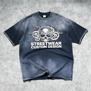MC BUILD <span class=keywords><strong>T</strong></span>-Shirt di Alta Qualità con Design Strappato per Uomo, Magliette <span class=keywords><strong>Rock</strong></span> <span class=keywords><strong>Band</strong></span> Cough Syrup - Product Image 1