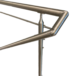 Tubo de Barandal Redondo de Aluminio Grado 316, Resistente a la Corrosión, para Hoteles Modernos, Suministro de Fábrica, Exportación Global ZF - Product Image 1