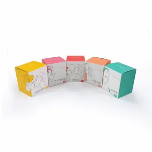 Пользовательские полноцветные держатели для свечей с печатью декоративные бумажные коробки конические свечи Подарочная коробка электрическая упаковка для свечей с вкладышем