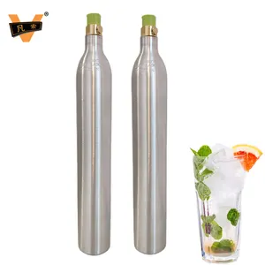 VS 0.6l Co2 Aluminum Soda Cylinder Sparkling Water Co2 60l Gas Cylinder Bubbles Co2 Tank Cylinder