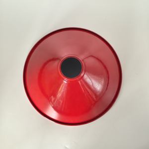 โคมไฟแขวนเพดานทรงโมเดิร์น Hangxing ขนาดเส้นผ่านศูนย์กลาง 26 ซม. สีแดงพ่นสีเหล็ก ขั้วหลอด E27/E26 รับประกัน 3 ปี เป็นมิตรกับสิ่งแวดล้อม - Product Image 3