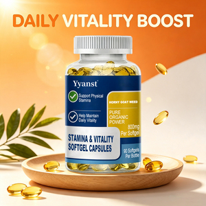 Extrait de Horny Goat Weed pour la vitalité et la résistance, 90 gélules, formule naturelle à base de plantes pour l'endurance physique quotidienne et le bien-être quotidien - Product Image 2