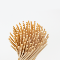 Brochettes de barbecue en bois de bambou plat, prix Direct usine
