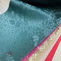Cuir synthétique PU écologique effet écaille de serpent stéréoscopique 0,8 mm pour sacs et bagages H615