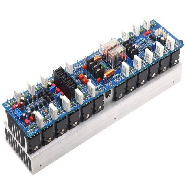 V242 High Power Professional Stage Hifi Stereo Amplifier 1000Wx2 TTA1943 TTC5200 Class AB AMP Home Theater DIY