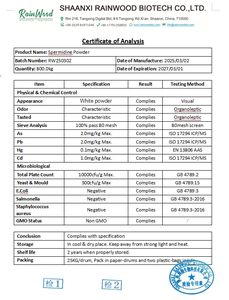 Fabrikant Prijs Spermidine Poeder Supplement Natuurlijke Spermidine Poeder - Product Image 2