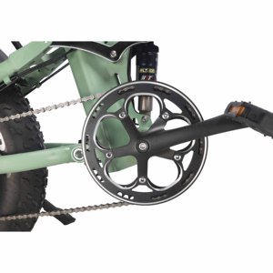 Vélo électrique pliable Naicisports 20 pouces en aluminium, moteur 500W, batterie lithium 7 vitesses, avant + arrière avec pack de rechange - Product Image 4