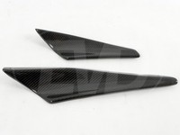 Canards de pare-chocs avant en fibre de carbone Style Vrs (4 pièces) pour 2008-2015 Mitsubishi Lancer Evolution Evo X