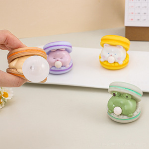 CHENXI Custom Macaron Hamburger Blow Bubbles Stress <b>Ball</b> Dog Frog Office Desk Creative Decor <b>Squeeze</b> Toy - Product Image 5