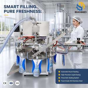 Bomba Magnética Servo BANMO para Llenado de Bolsas con Boquilla, Alimentación Automática de Bolsas, Dosificación de Alta Precisión, Sellado Neumático para Alimentos - Product Image 1