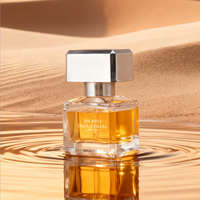 Vente en gros de flacons pulvérisateurs cosmétiques vides de 30 ml, flacons d'huile essentielle rechargeables avec bouchon doré pour sérum et parfum