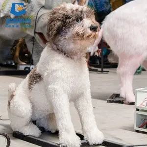 Perro robótico Zigong de calidad, Animal animatrónico, para zoológico