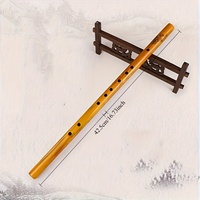 Professional 6 Hole Bamboo Flute 43cm Wooden Flute Wooden Musical Instrument Beginner Musical Instrument
