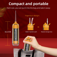 Hydropulseur et irrigateur buccal électrique portable personnel pour l'extérieur avec 6 modes de nettoyage, irrigateur dentaire sans fil
