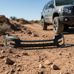 Pour Explorer 16-17 Cache-pare-chocs avant avec découpes pour attelage de remorquage, pièce de rechange à visser, modèles JMC, noir, neuf P0146 - Product Image 2