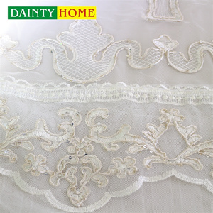 <span class=keywords><strong>Cortinas</strong></span> Opacas Bordadas de Estilo Africano, Simples, Transparentes, al por Mayor para la Sala de Estar - Product Image 5